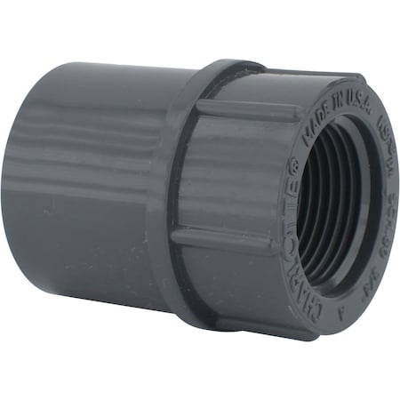 Charlotte Pipe And Foundry 3/4 In. Schedule 80 Female PVC Adapter PVC 08101  1200HA